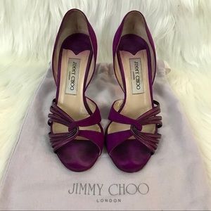 Authentic JIMMY CHOO 1” Suede Heels